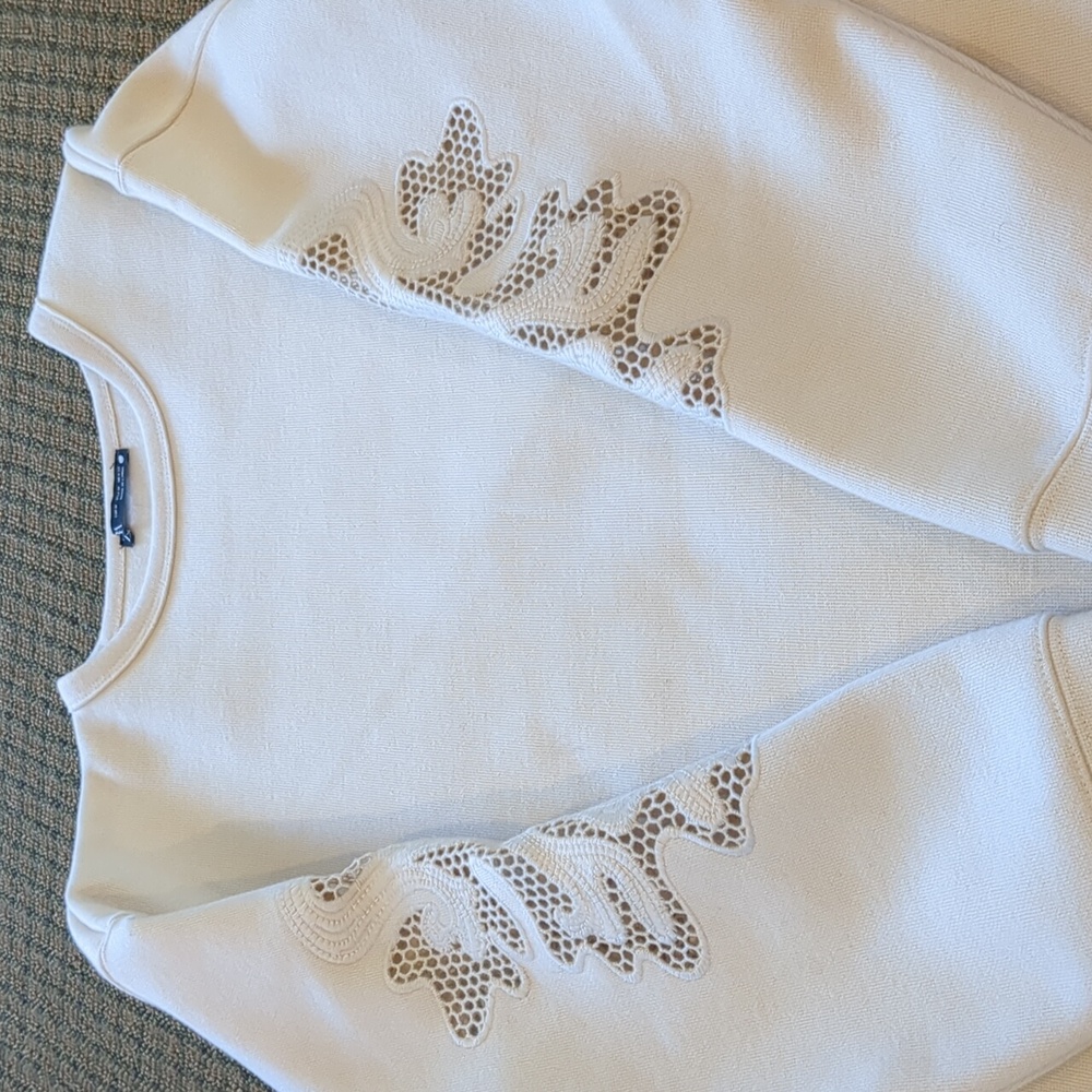 Ivory white Zara sweatshirt